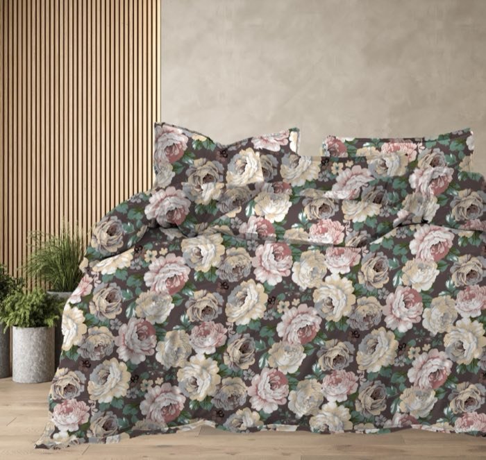 English Rose Cotton Bedsheet Set
